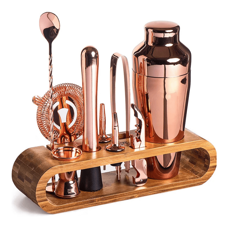 Stainless Steel Cocktail Shaker Kit for Home Drinks and Bar