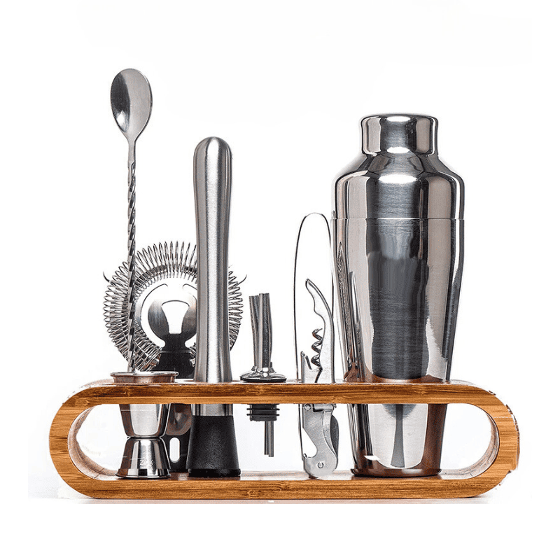 Stainless Steel Cocktail Shaker Kit for Home Drinks and Bar