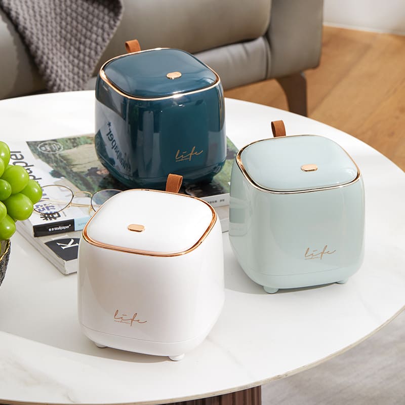 Luxury Decorative Desk Trash Bin