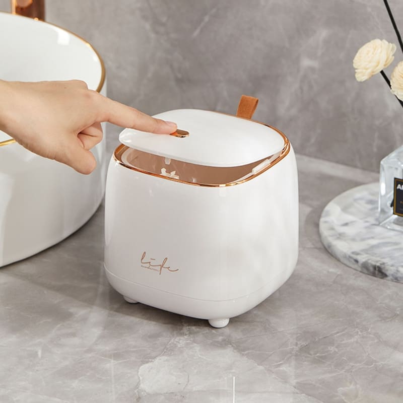 Luxury Decorative Desk Trash Bin