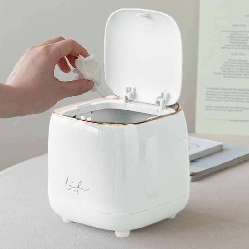 Luxury Decorative Desk Trash Bin