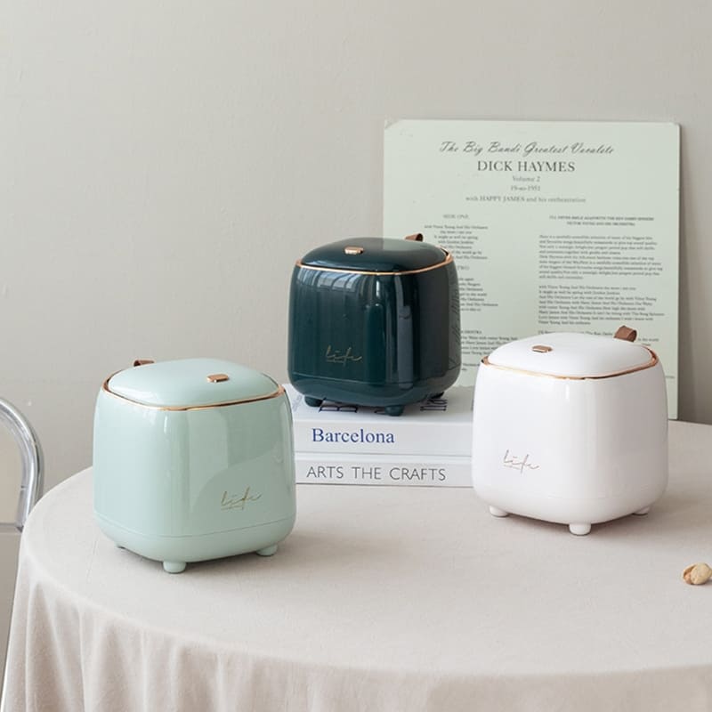 Luxury Decorative Desk Trash Bin
