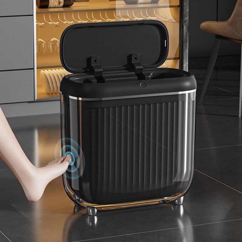 Automatic Acrylic Bathroom and Kitchen Sensor Trash Can