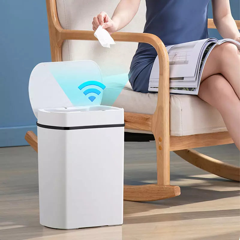 Automatic Bathroom and Kitchen Trash Bin with Sensor 15L