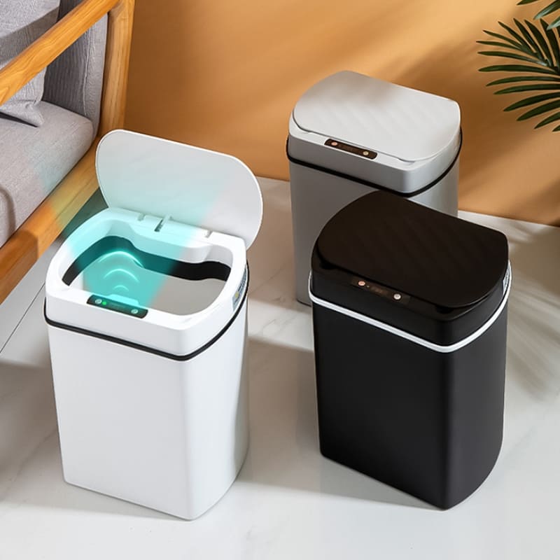 Automatic Bathroom and Kitchen Trash Bin with Sensor 15L