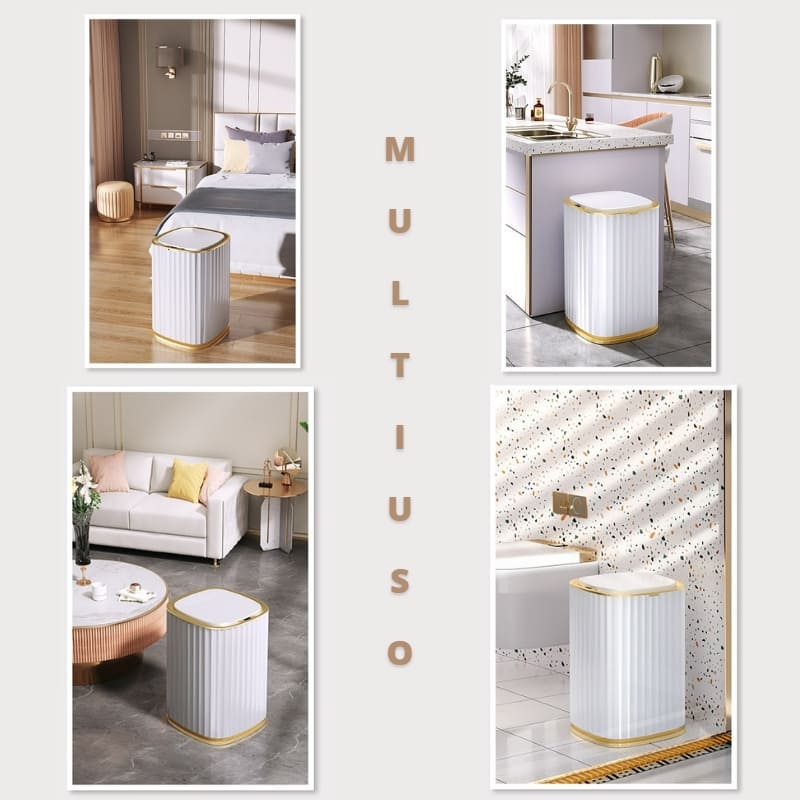 Automatic Bathroom and Kitchen Trash Bin with Smart Sensor