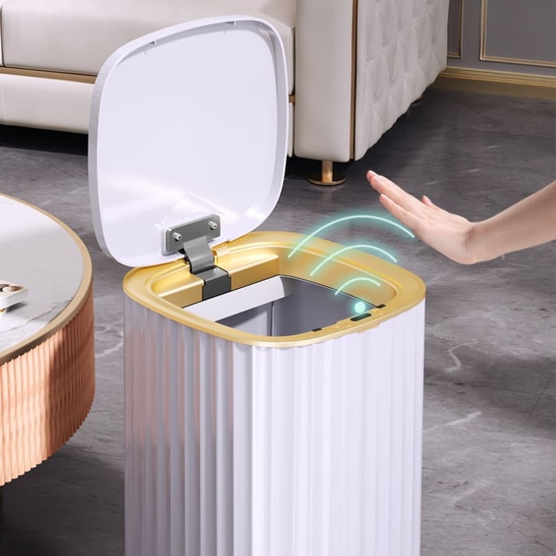 Automatic Bathroom and Kitchen Trash Bin with Smart Sensor