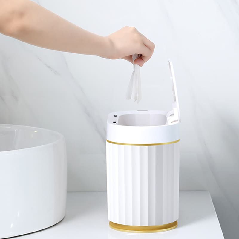 Smart Automatic Bathroom and Kitchen Sink Trash Bin