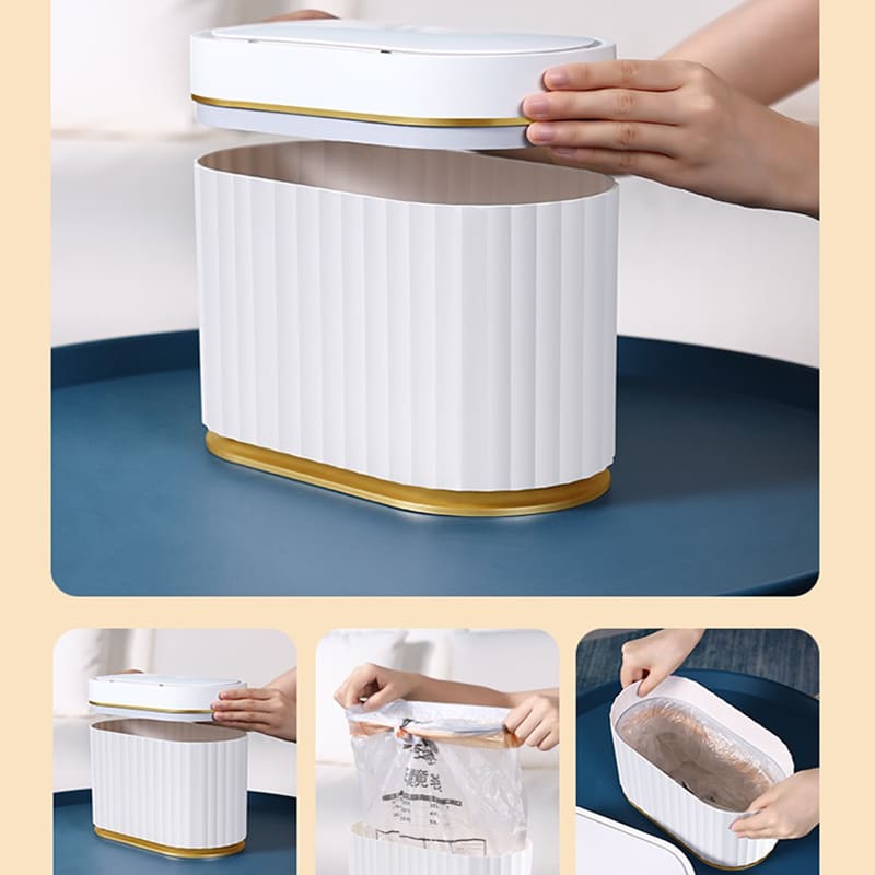 Smart Automatic Bathroom and Kitchen Sink Trash Bin