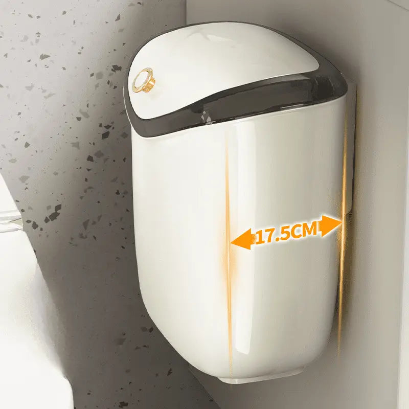 Double-Mount Kitchen and Bathroom Sink Trash Can with Fixation