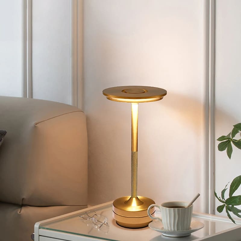 Rechargeable Wireless Metal LED Desk Lamp