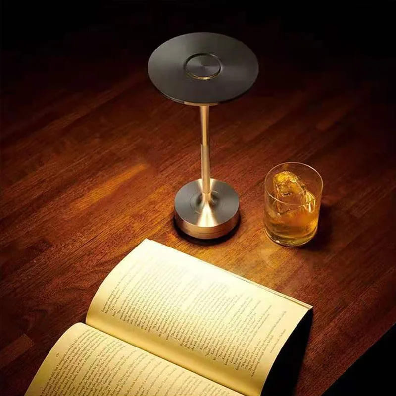 Rechargeable Wireless Metal LED Desk Lamp