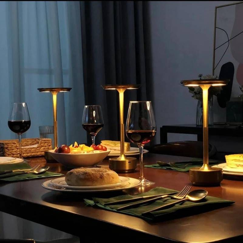 Rechargeable Wireless Metal LED Desk Lamp