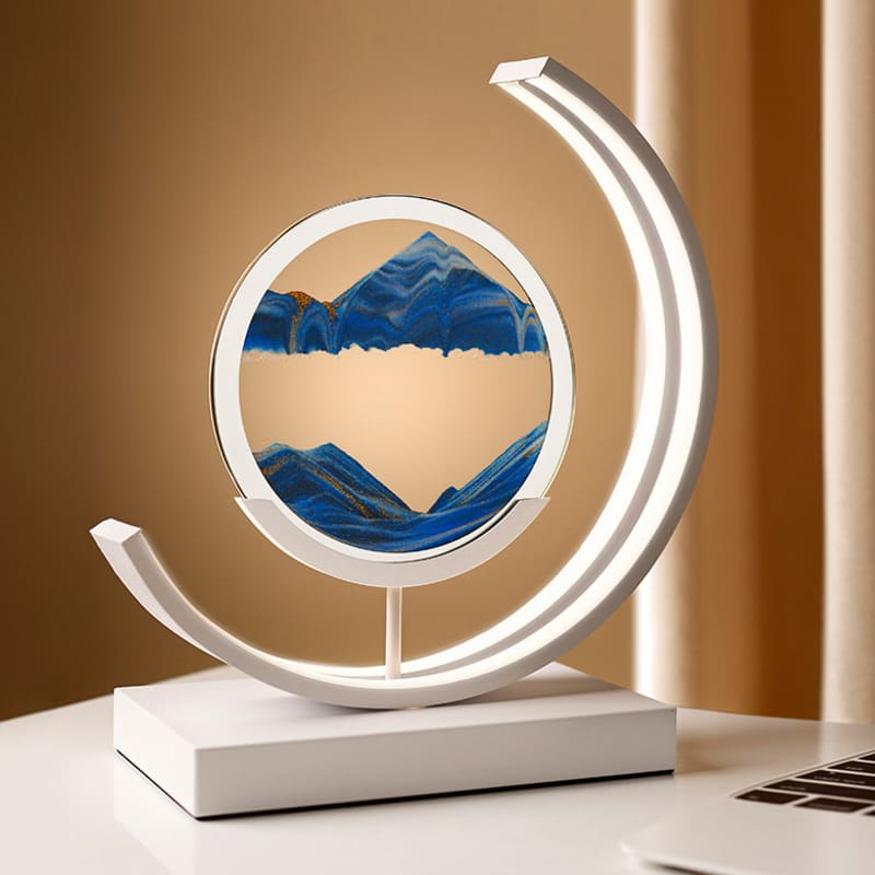 Decorative LED Hourglass Table Lamp