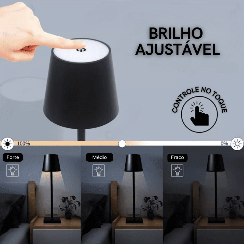Portable Bedside LED Table Lamp for Bedroom and Living Room