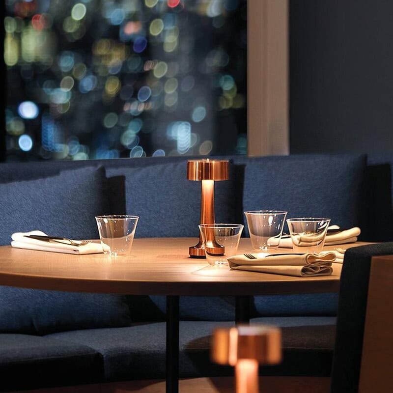 Rechargeable Retro Decor LED Desk Lamp