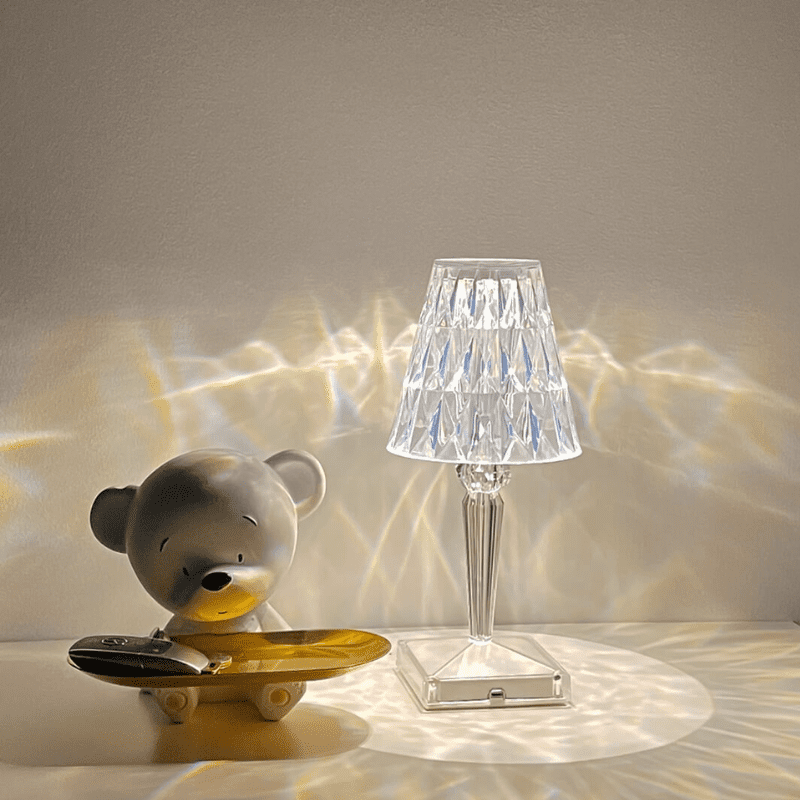 3-in-1 Wireless USB Diamond LED Table Lamp