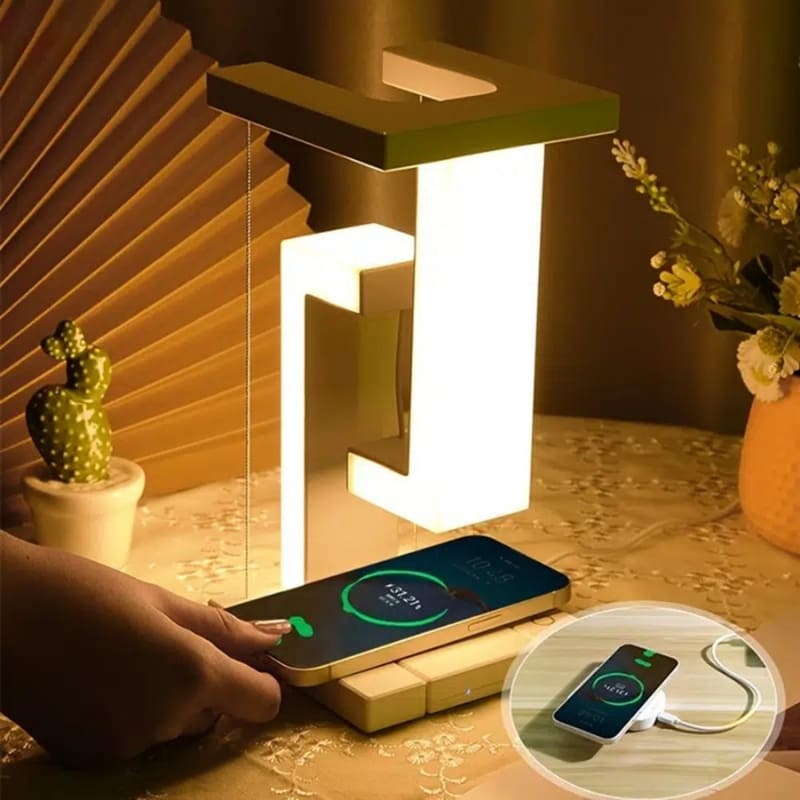 Table Lamp + Inductive Charger for iPhone Samsung