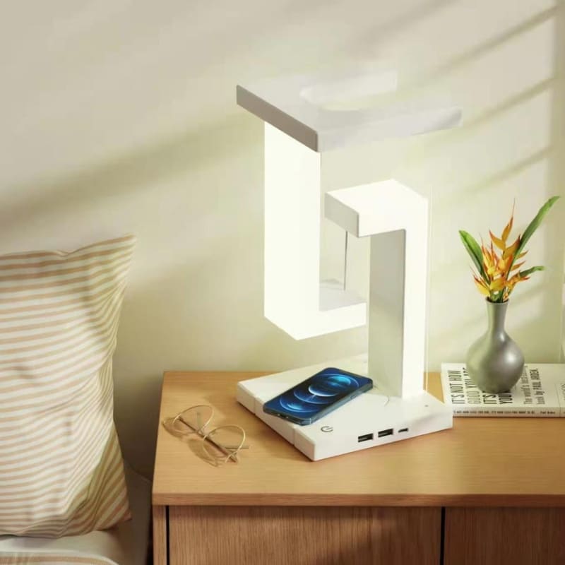 Table Lamp + Inductive Charger for iPhone Samsung
