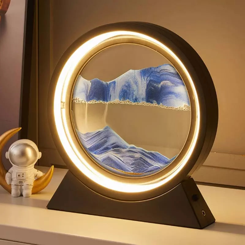 Decorative LED Hourglass Table Lamp and Nightlight