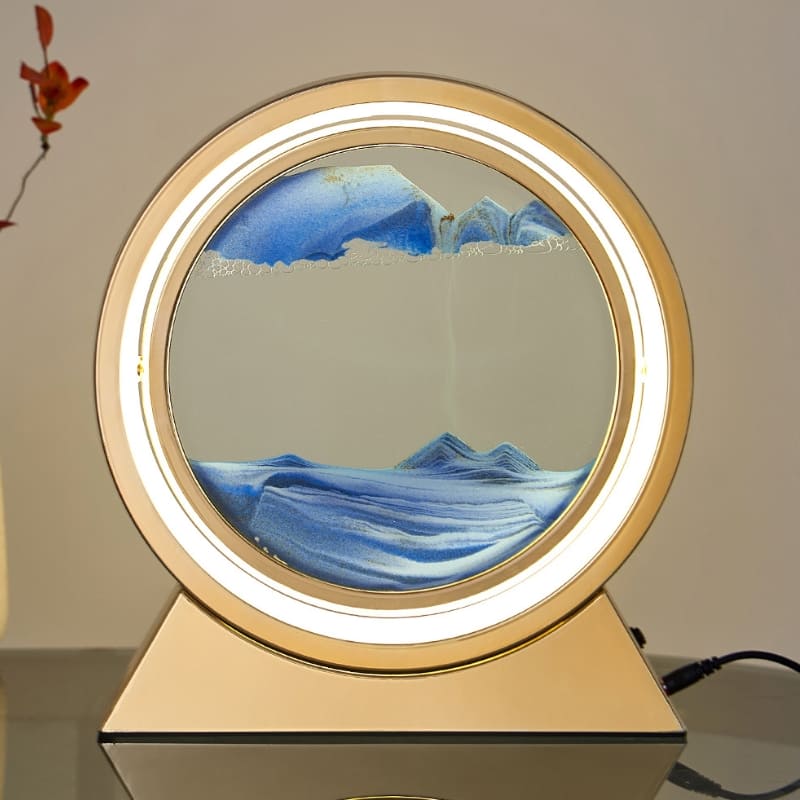 Decorative LED Hourglass Table Lamp and Nightlight