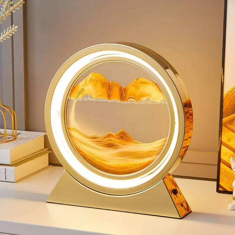 Decorative LED Hourglass Table Lamp and Nightlight