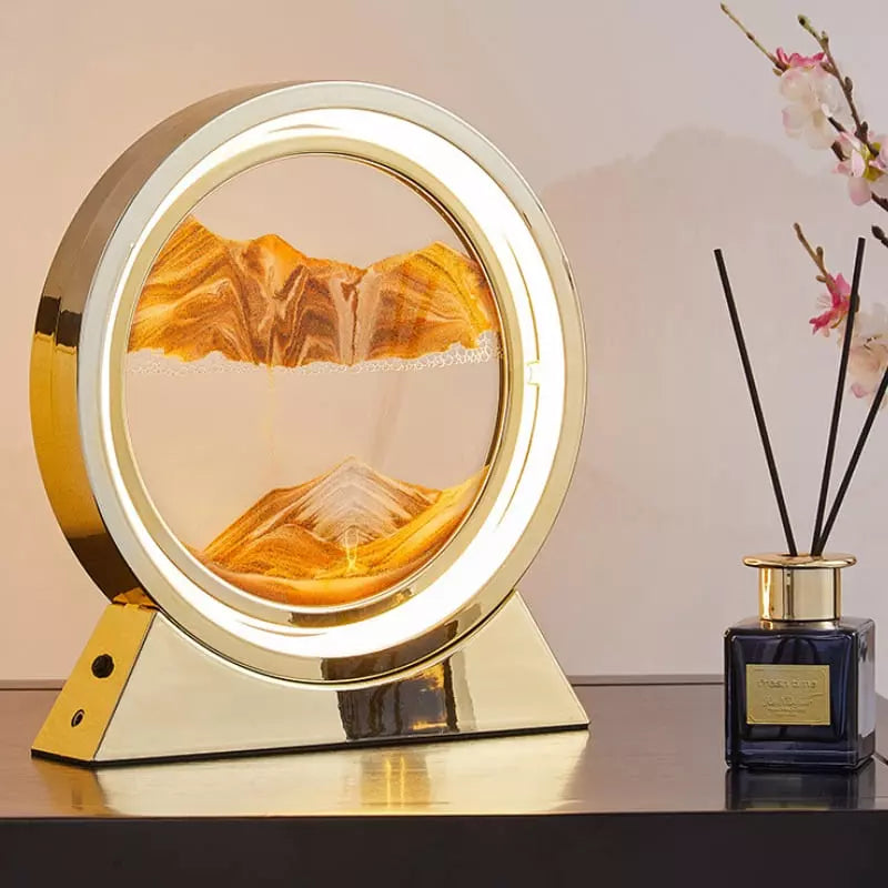 Decorative LED Hourglass Table Lamp and Nightlight