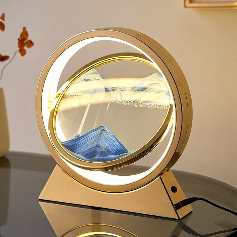 Decorative LED Hourglass Table Lamp and Nightlight
