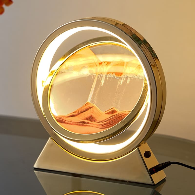 Decorative LED Hourglass Table Lamp and Nightlight