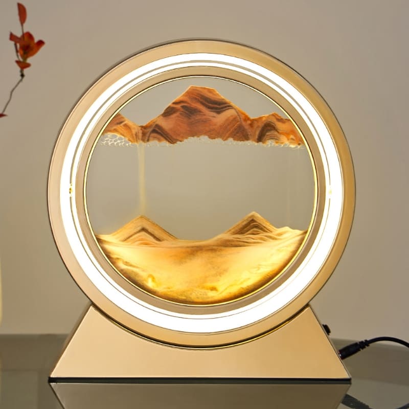 Decorative LED Hourglass Table Lamp and Nightlight