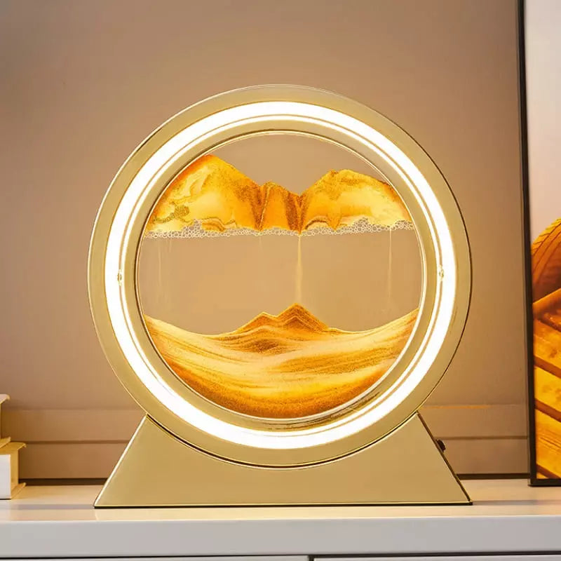 Decorative LED Hourglass Table Lamp and Nightlight