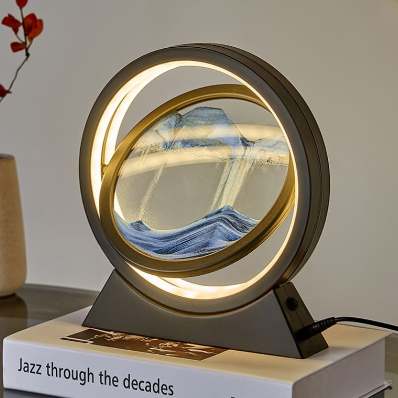 Decorative LED Hourglass Table Lamp and Nightlight