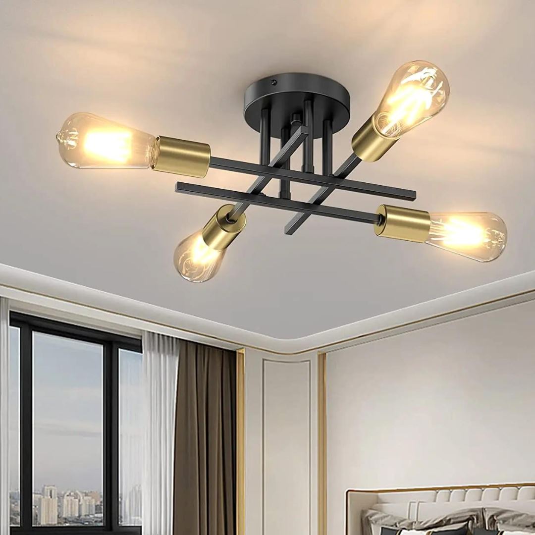 Lustre Modern Industrial Ceiling Light