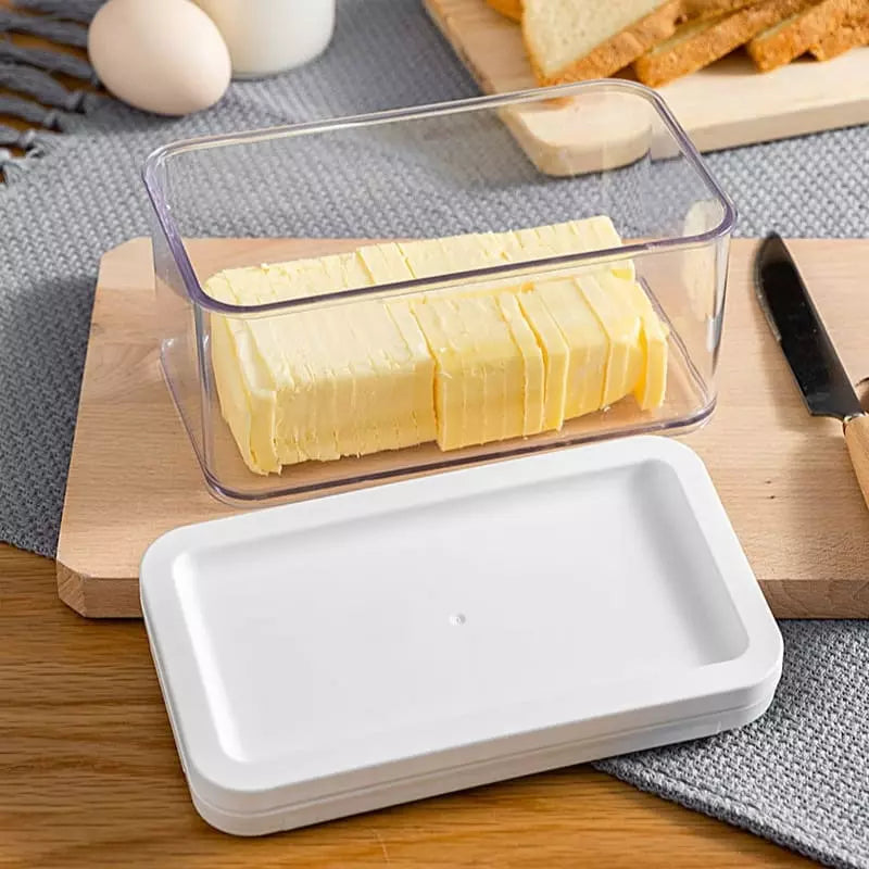 Butter Dish with Butter Knife and Slicer