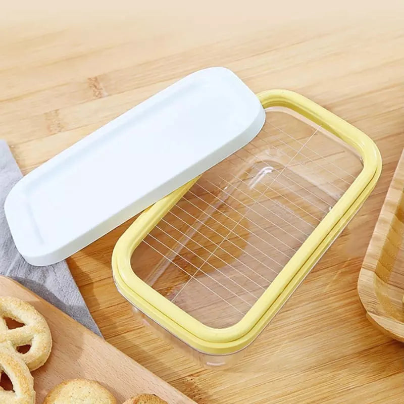 Butter Dish with Butter Knife and Slicer