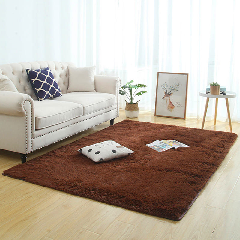 Plain Brown Doormat Rug