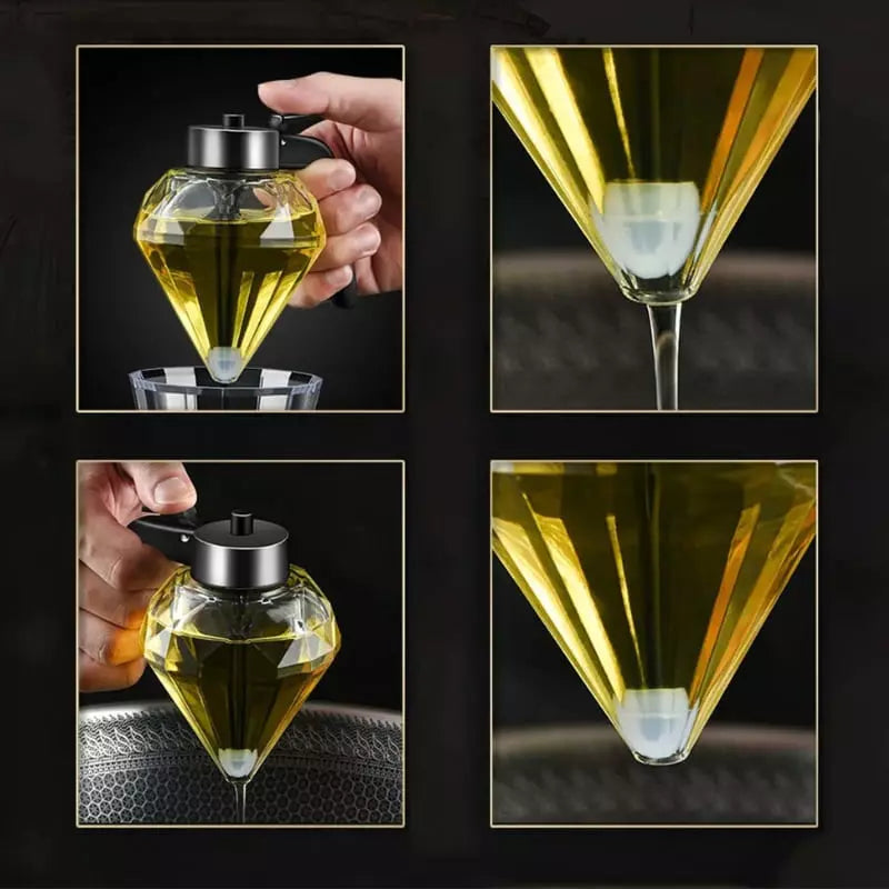 Glass Honey Jar with Lid and Honey Dispenser with Polyresin Base