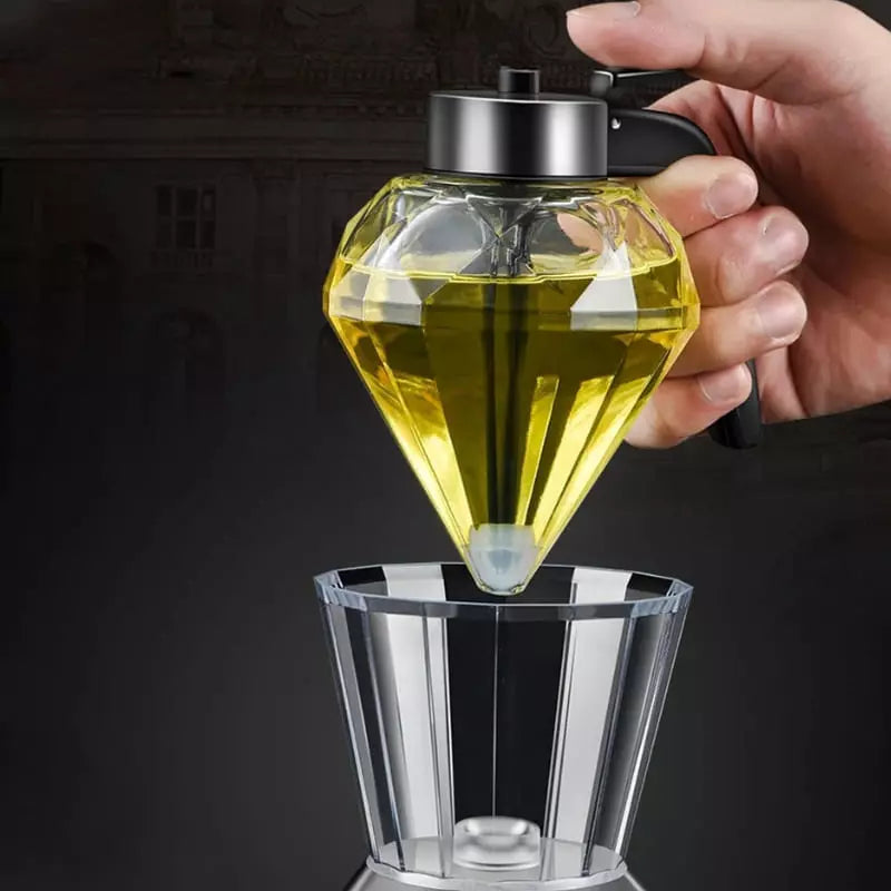 Glass Honey Jar with Lid and Honey Dispenser with Polyresin Base