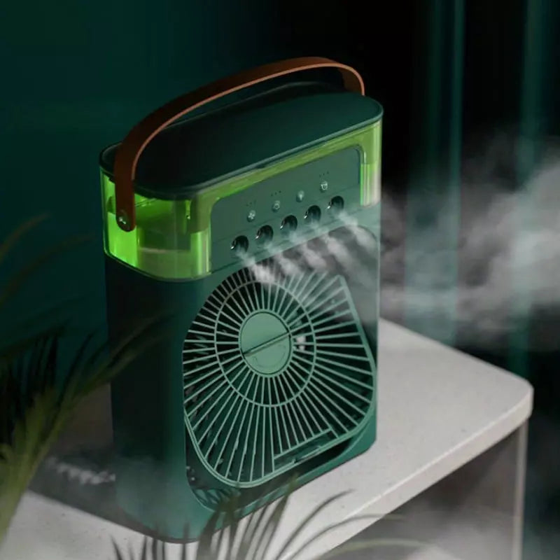 Mini Air Conditioner Table Fan Humidifier