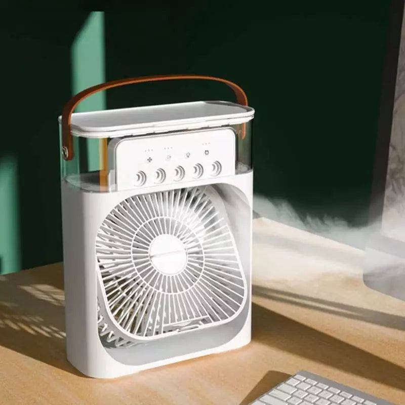 Mini Air Conditioner Table Fan Humidifier