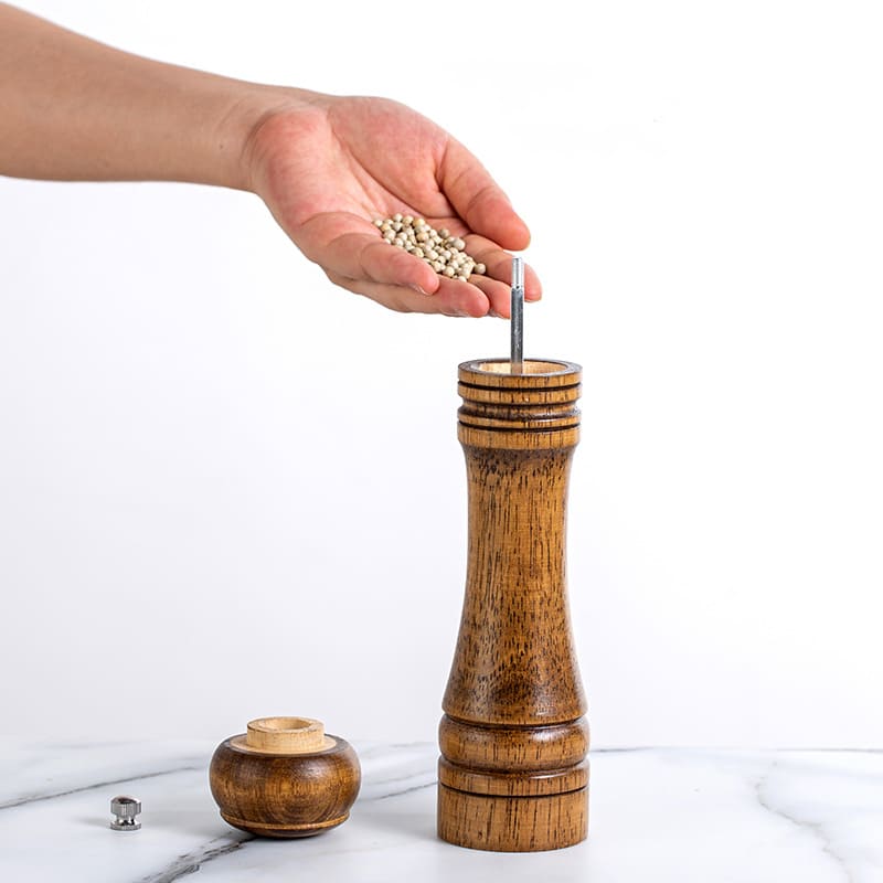 Wooden Manual Pepper and Spice Grinder