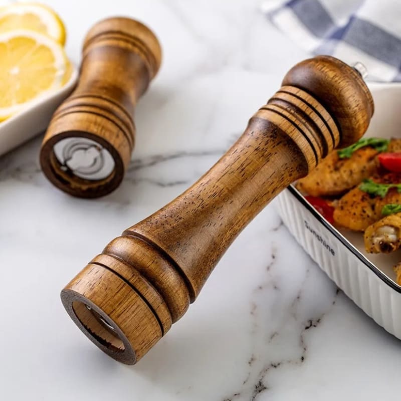 Wooden Manual Pepper and Spice Grinder