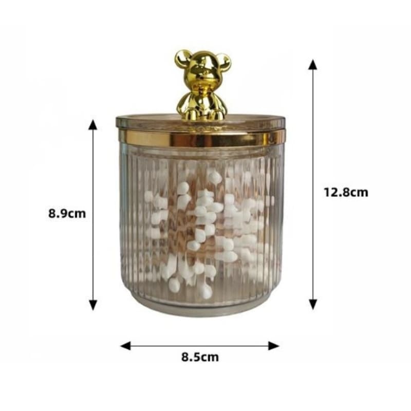 Acrylic Cotton Swab and Cotton Organizer