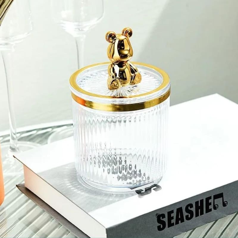 Acrylic Cotton Swab and Cotton Organizer