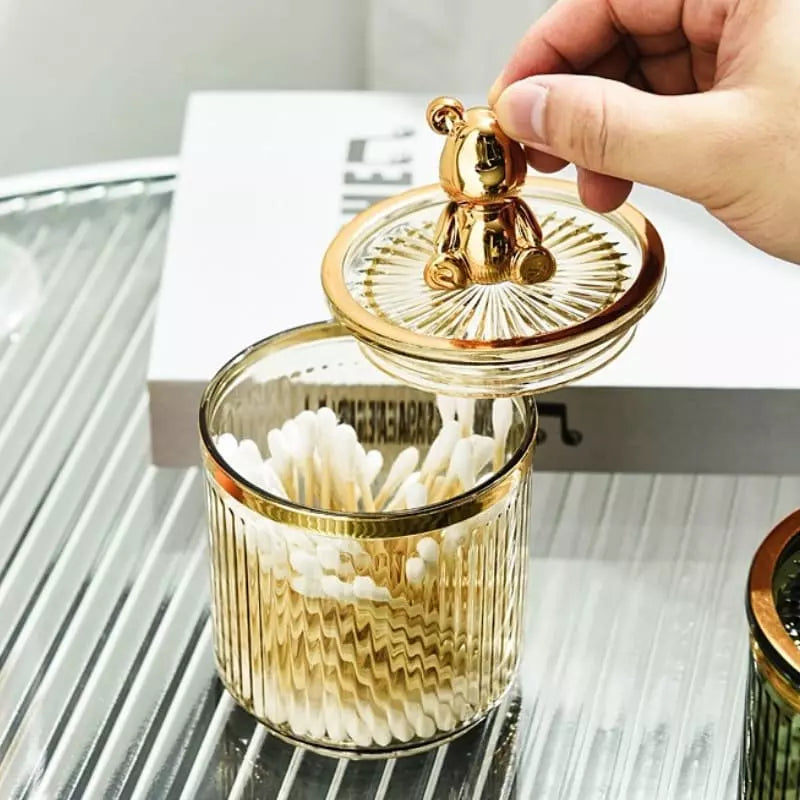 Acrylic Cotton Swab and Cotton Organizer