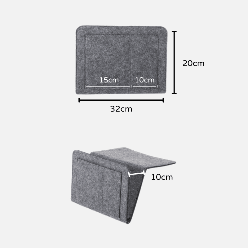 Sofa Bed Headboard Multi-Object Organizer