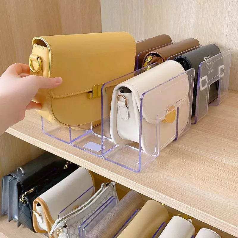 Acrylic Bag Organizer with Divider