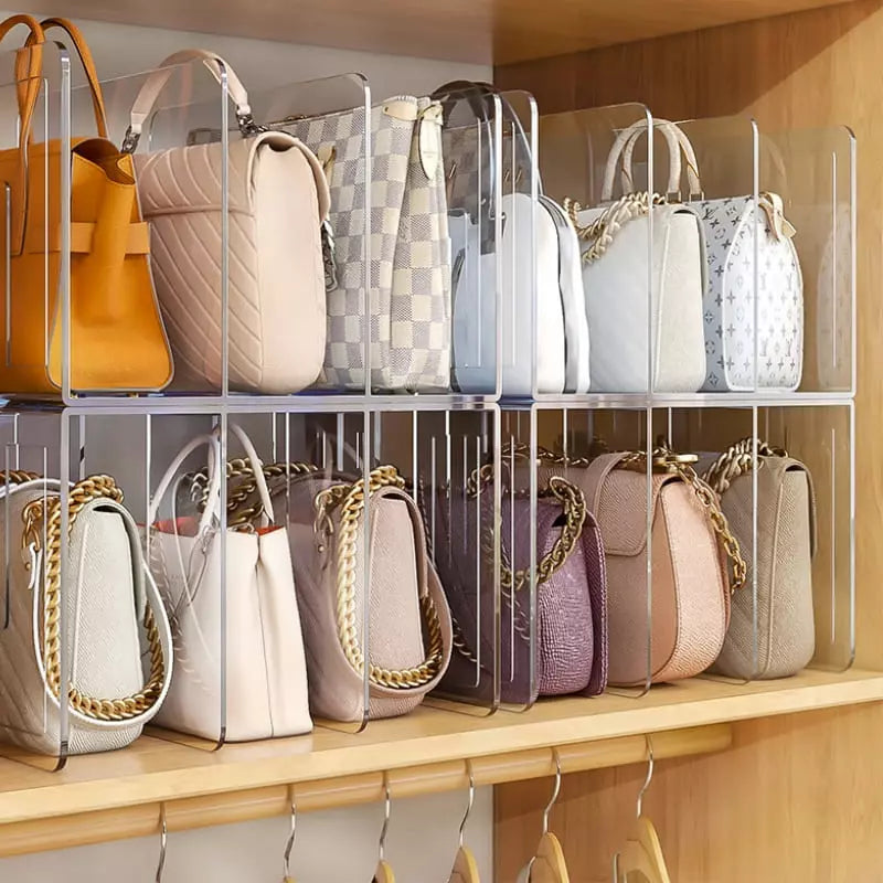 Acrylic Bag Organizer with Divider