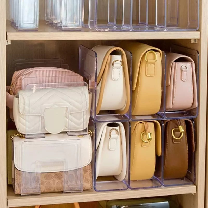 Acrylic Bag Organizer with Divider