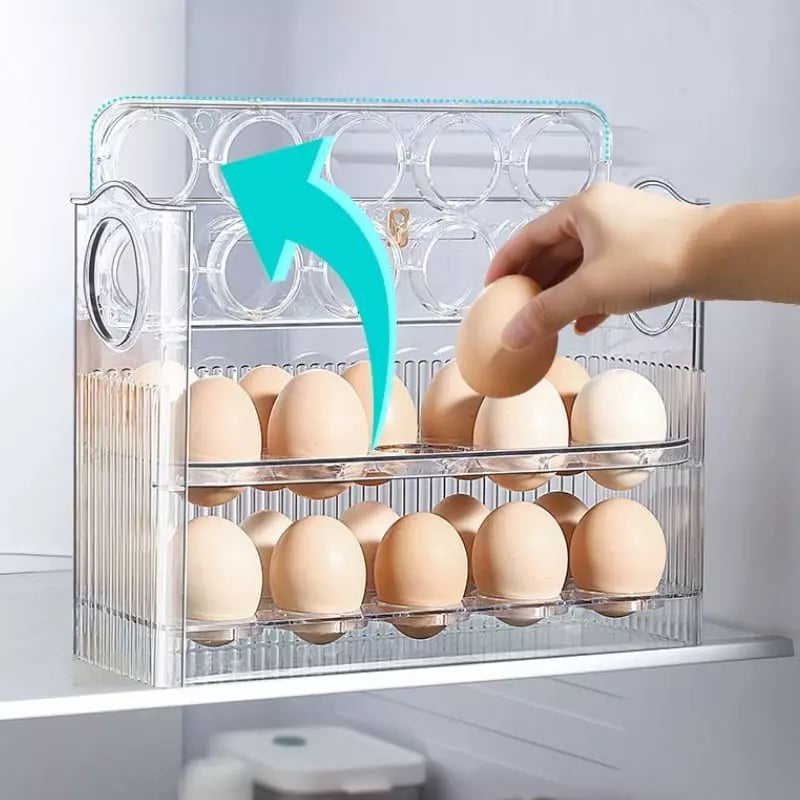 34-Slot Egg Holder Refrigerator Organizer